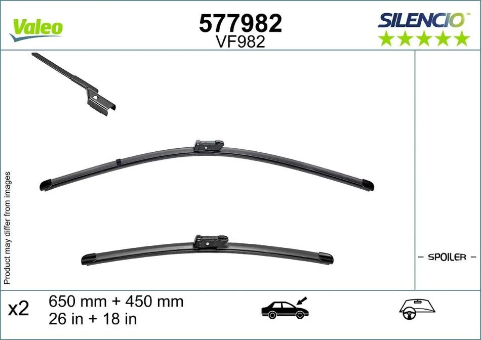 Щітки склоочисника VALEO 577982 (фото 1)
