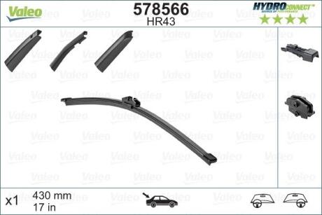 Щітки склоочисника VALEO 578566