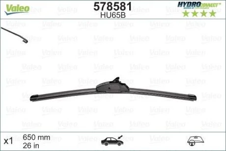 Щітки склоочисника VALEO 578581