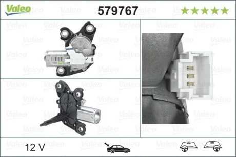 Двигун склоочисника Valeo VALEO 579767