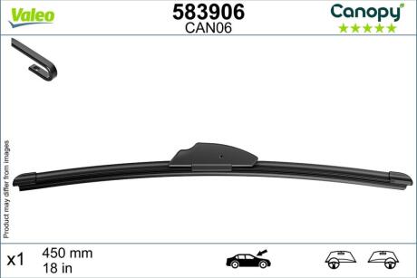 Щітка двірника VALEO 583906