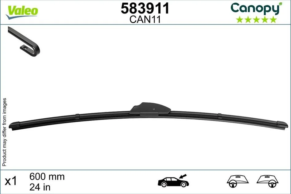 Щітки склоочисника VALEO 583911 (фото 1)