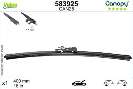 Щітки склоочисника VALEO 583925