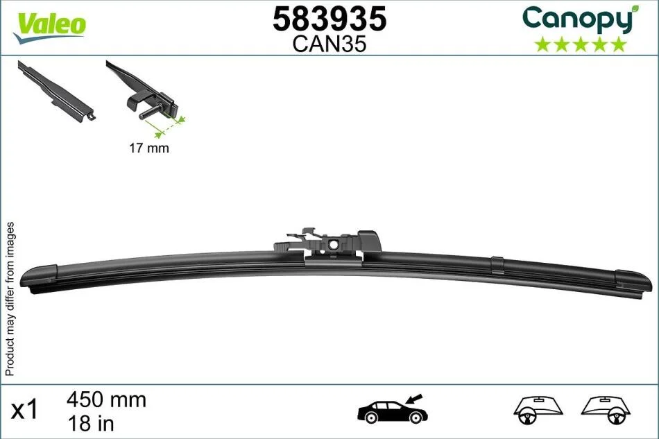 Щітки склоочисника VALEO 583935 (фото 1)