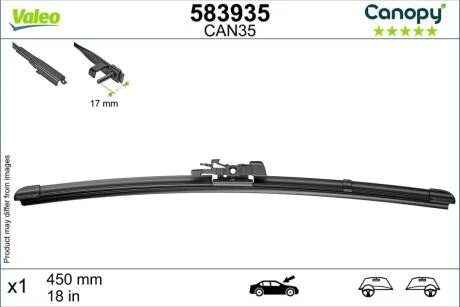 Щітки склоочисника VALEO 583935