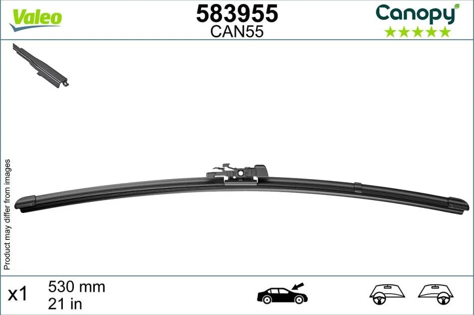Щітки склоочисника VALEO 583955 (фото 1)