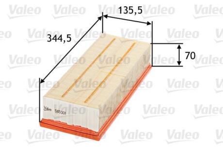 Повітряний фільтр VALEO 585001