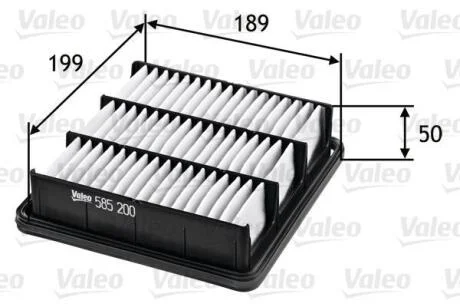 Фільтр повітря VALEO 585200