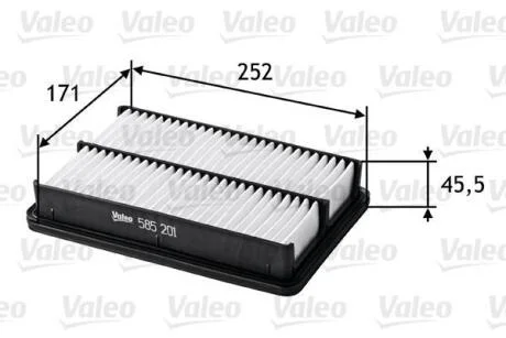 Фільтр повітря VALEO 585201