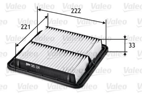Фільтр повітря VALEO 585334