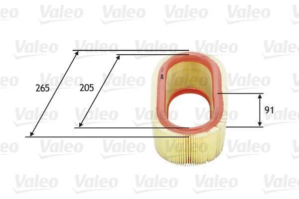 Повітряний фільтр VALEO 585647 (фото 1)