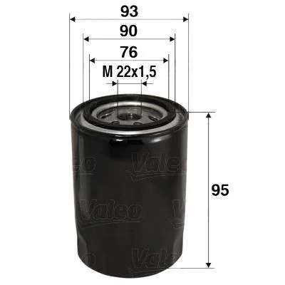 Оливний фільтр VALEO 586006 (фото 1)