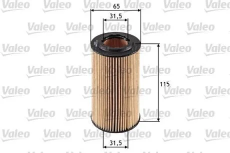 Масляний фільтр (патрон) VALEO 586501