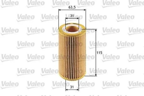 Оливний фільтр VALEO 586524