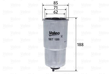 Фільтр палива VALEO 587186