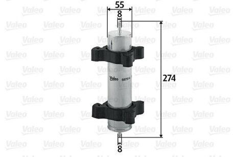 Фільтр палива VALEO 587514