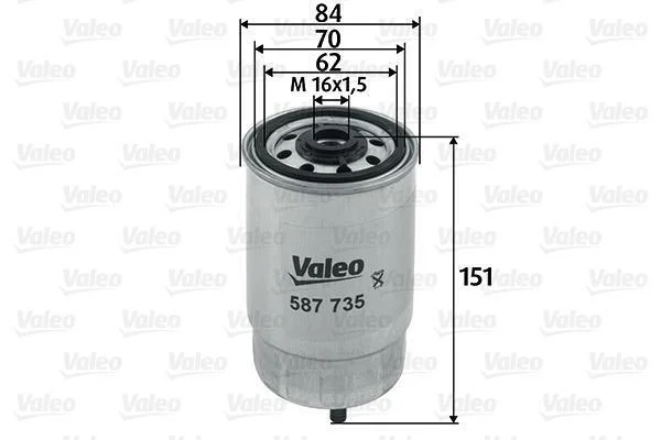 Фільтр палива VALEO 587735 (фото 1)