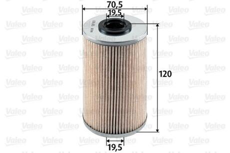 Паливний фільтр (патрон) VALEO 587913