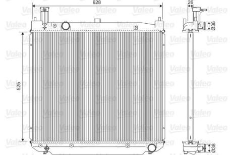Радіатор VALEO 701591