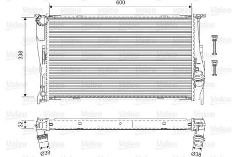 Радіатор VALEO 701601