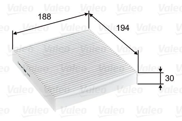 Фільтр салону VALEO 715755 (фото 1)