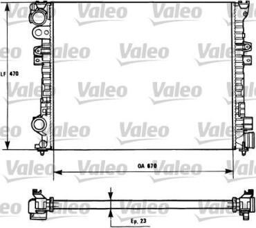 Радіатор VALEO 731166