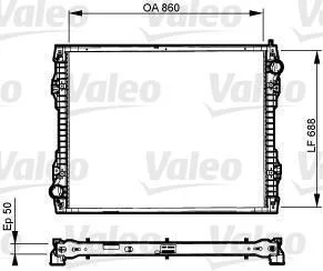 Радіатор VALEO 733546
