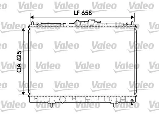 Радіатор охолоджування VALEO 734198 (фото 1)