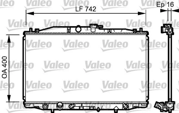 Радіатор VALEO 735049 (фото 1)