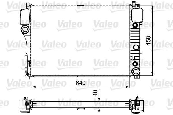 Радіатор охолоджування VALEO 735299 (фото 1)