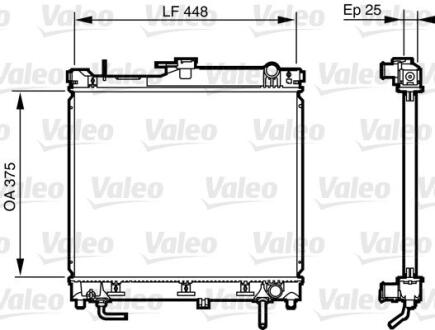 Радіатор VALEO 735578