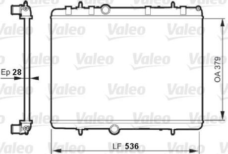 Радіатор VALEO 735608