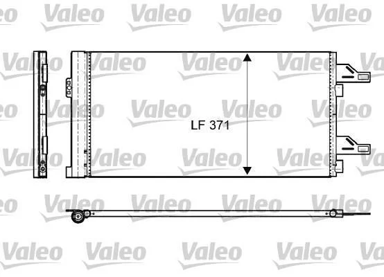 Радіатор кондиціонера VALEO 814085 (фото 1)