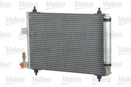 Конденсатор кондиціонера (з осушувачем) CITROEN C5 II, C5 III, C6 PEUGEOT 407 1.6-3.0 03.04- VALEO 814090
