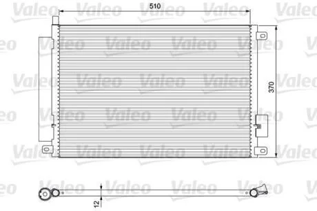 Радіатор кондиціонера VALEO 814155