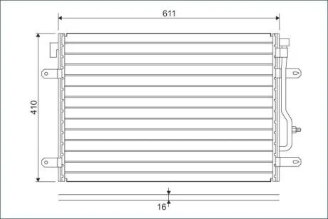 Конденсатор кондиціонера VALEO 817741