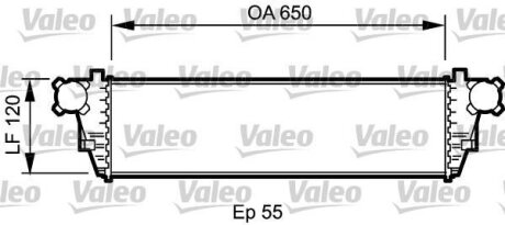 DB Інтеркулер W203 2.0/2.7CDI VALEO 817760