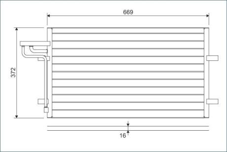 Конденсатор без хладогену VALEO 818046