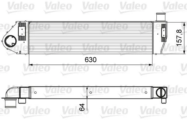 Охолоджувач наддувального повітря VALEO 818621 (фото 1)