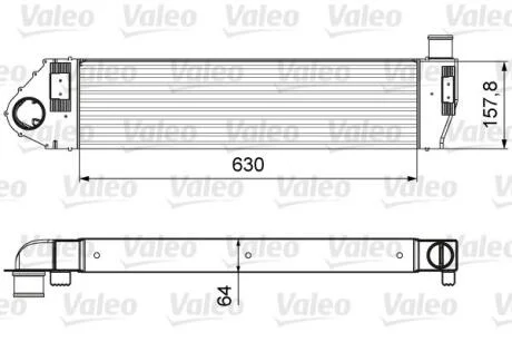 Охолоджувач наддувального повітря VALEO 818621