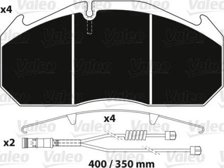 Гальмівна колодка (диск) VALEO 882216