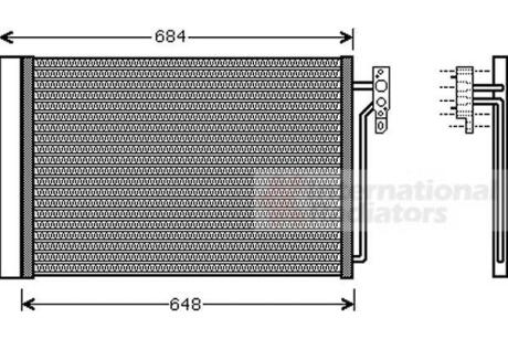 Конденсор кондиціонера RANGE ROVER ALL 02- VAN WEZEL 02005182