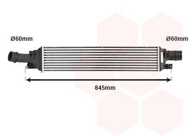 Інтеркулер AUDI Q3 2.0D 11- VAN WEZEL 03004358