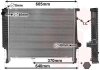 Радіатор охолодження двигуна BMW 3 E36 325 TDS AT 93+ VAN WEZEL 06002167 (фото 1)