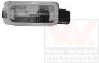 Ліхтар підсвітки номерного знаку FORD VAN WEZEL 1881920