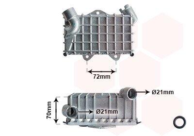 Охолоджувач оливи, моторна олива VAN WEZEL 30003477