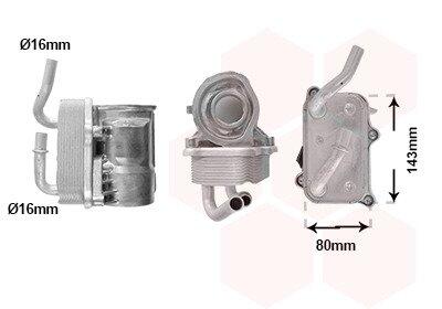 Охолоджувач оливи, моторна олива VAN WEZEL 30013725