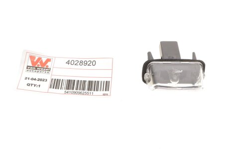 Підсвістка номерного знаку VAN WEZEL 4028920