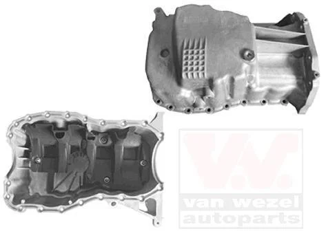 Піддон, масляний картера двигуна RENAULT 1.4/1,6 16V K4J/K4M (вир-во Wan Wezel) VAN WEZEL 4341073 (фото 1)