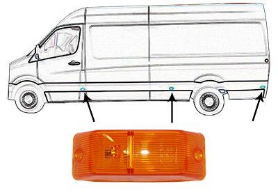 Повторювач повороту MB SPRINTER/ VW CRAFTER VAN WEZEL 5862975
